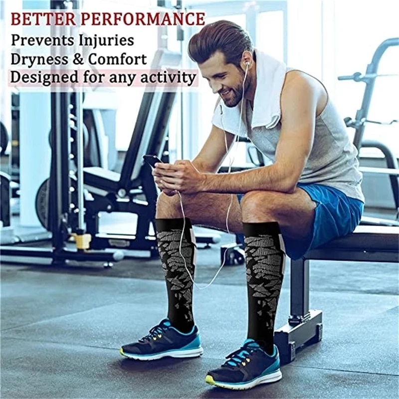 WRELS 1/2/3 Pairs Compression  - огляд і ціна Compression Sock Medical